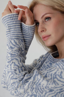 10414 Джемпер серо-голубой - Martichelli фото 16