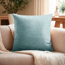 Наволочка декоративная Этель Velvet 43х43см, цвет мятный, полиэстер  фото 4