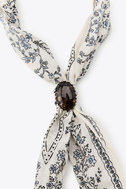 STONE COTTON PRINTED BANDANA - Zara фото 4