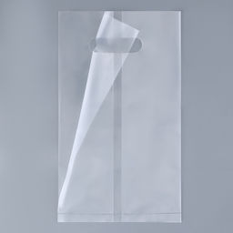 Цена за 20 шт. Пакет квадратный полиэтиленовый с вырубной ручкой, прозрачный, упаковка, 15×28+16 см ±5% 60 мкм