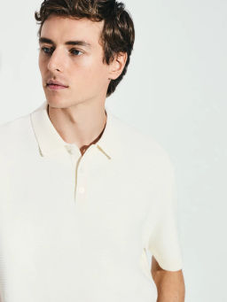 Джемпер поло текстурной вязки / Zarina