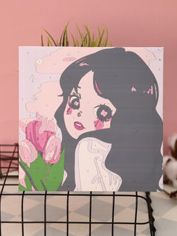 Картина по номерам на подрамнике Draw Me! Beautiful person, (20*20 см)