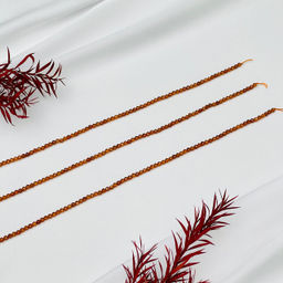 Бусины для украшений из Граната "Спессартин" (130 бусин)