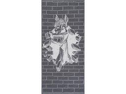 Полотенце махровое 6с102.411ж1 Здрасте конь(графит5) 67х150см