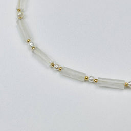 Чокер из Кварца и Жемчуга - Радуга самоцветов фото 2