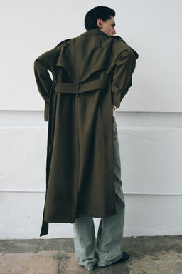 ZW COLLECTION LIMITED EDITION OVERSIZE TRENCH COAT - Zara фото 3