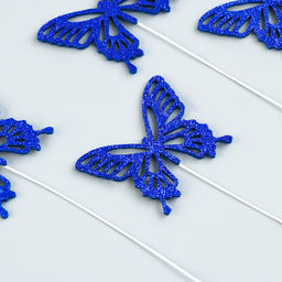 Набор для украшения Бабочки, цвет синий - Страна карнавалия фото 2