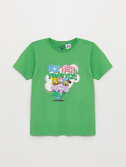 Bisiklet Yaka Kral ?akir Bask?l? K?sa Kollu Erkek ?ocuk ?ortlu Pijama Tak?m? - Waikiki фото 2