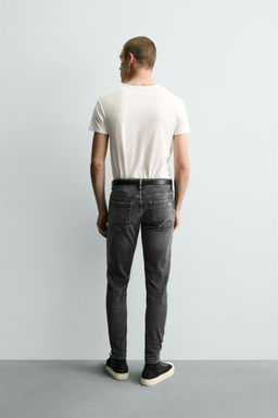 JEANS SKINNY FIT / Gris - Zara фото 3