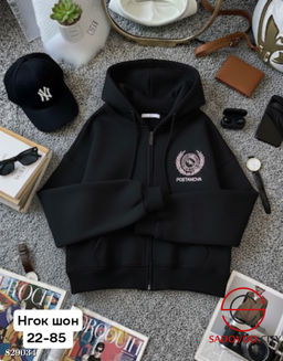 Толстовка женская с капюшоном