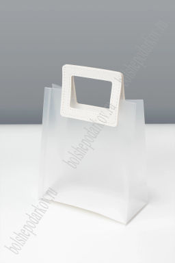 Пакет подарочный 16*18,6*8 см (12 шт) SF-8122, белый