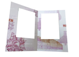 Альбом для 5 бонн номиналом от 5 до 1000 куна 1993 года Хорватия (пробные,неразрезанный лист (б/у)