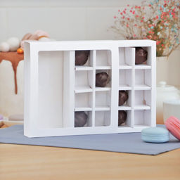 Цена за 5 шт. Коробка для конфет, белая, 17,5 х 17,5 х 4 см - Simaland фото 2