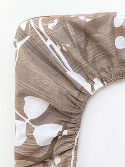 Простыня на резинке Этель Кремовое утро 140х200х25+-2см  фото 9