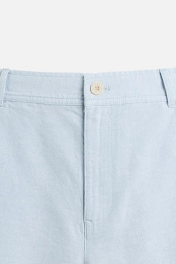 COTTON/LINEN BERMUDA SHORTS - Zara фото 37