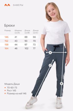 Детские брюки из футера Happy Fox  фото 2