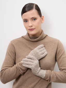 Перчатки из шерсти серые ULKos