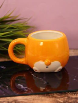 Кружка керамическая Corgi, orange, 450 мл