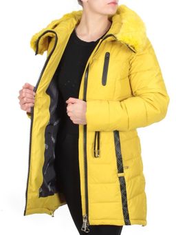 A15-863 YELLOW Куртка зимняя облегченная KEMIRA - Fashion фото 9