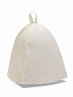 Шапка для бани Мужик всегда прав с принтом, белая - Добропаровъ фото 11