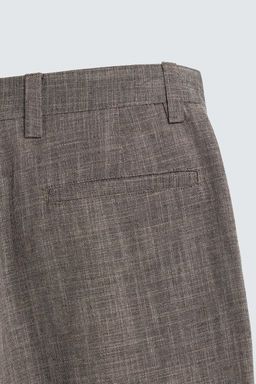 TEXTURED SUIT TROUSERS - Zara фото 9
