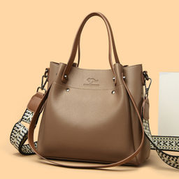 Сумка A-9668-Brown - Ferro фото 2