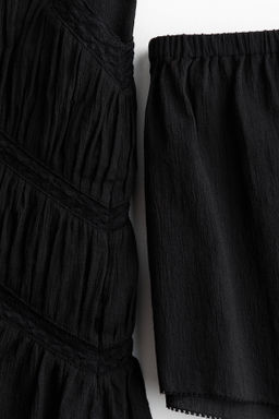 Pijama de algod?n con detalles de encaje - H&m фото 8
