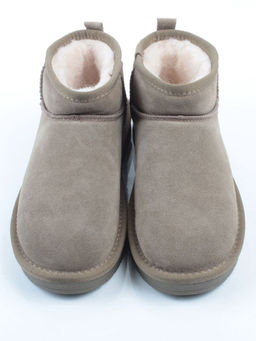 PF8300-6 KHAKI Угги женские (натуральная замша, 100% шерсть)