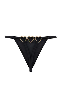 Siyah-K?rm?z? 2li Micro Kalp Aksesuar Detayl? String Kulot THMSS26KU00007 - Trendyolmilla фото 16
