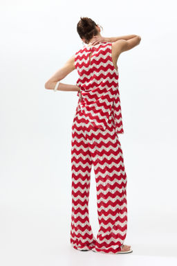 Pantal?n en punto jacquard efecto crochet - H&m фото 3
