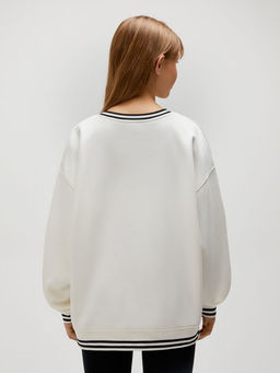 ACOOLA / Джемпер детский для девочек Veles молочный  фото 4