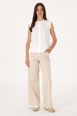 Kad_n Beyaz K_sa Kollu G_mlek Sepette S_rpriz _ndirim - U.s. polo assn фото 4