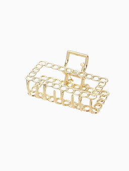 Цена за 2 шт. Крабик для волос «Дороти», прямой, 7 см, золото