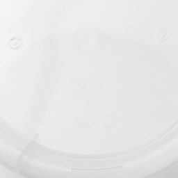 Горшок для орхидей с поддоном, 3.5 л, пластиковый, прозрачный