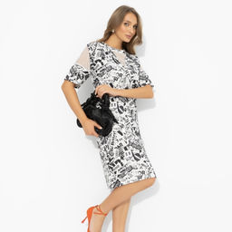 Платье комбинированное, Не по правилам (стиль) - Charutti фото 2