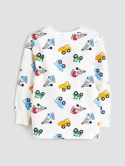 Bask?l? Erkek ?ocuk Pijama ?st