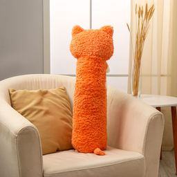 Мягкая игрушка Кот-батон, 80 см, цвет оранжевый - Simaland фото 4