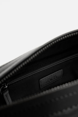LEATHER TOILETRY BAG - Zara фото 4