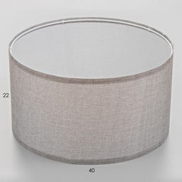 Абажур для торшера BayerLux «Классика», Е27, коричневый, 40×40×22 см