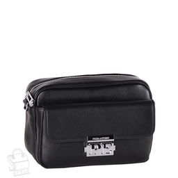 Сумка женская кожаная 3247Q black  Polina&Eiterou/30 в Новосибирске