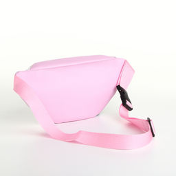 Сумка поясная «Мороженое», детская, для девочки, на молнии, розовая