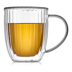 Кружка стеклянная Walmer Riverside с двойными стенками, 0.3 л, цвет прозрачный