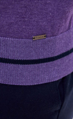 Джемпер P321-15322 violet-d.blue - Primm фото 4
