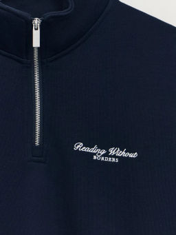 Толстовка с вышивкой на груди / Zarina  фото 3