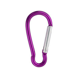 Фурнитура сумочная металл Gamma GH 120/25/10 Карабин 20 мм 10 шт. №09 фиолетовый