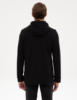Siyah Regular Fit Sweatshirt - Pierre cardin фото 5