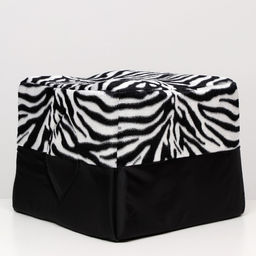 Дом-трансформер квадратный 43 х 43 х 34 см, расцветка зебра - Пижон фото 4