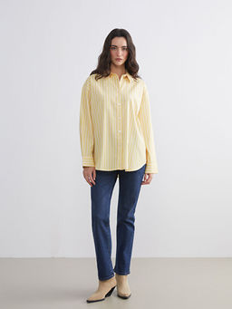 ?izgili Oversize Kad?n G?mlek