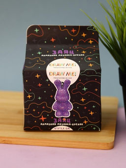 Алмазная мозаика на брелоке Draw Me! Purple hare, (4*3*7.5 см)