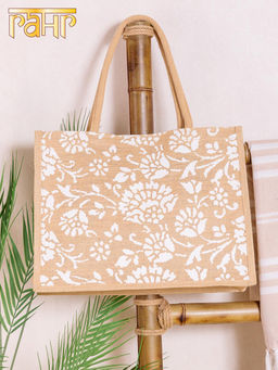 Сумка (джут) ламинированная 45х15х35см №3003/3